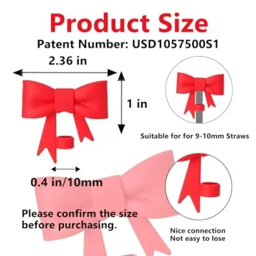 Cute YAYAYOUNG Stanley Cup Accessories Red Silicone Set