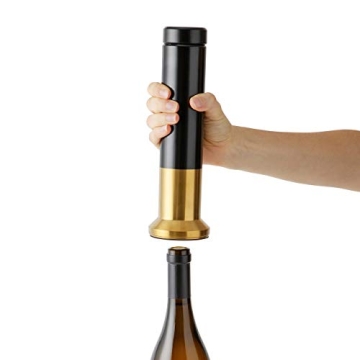 RBT Electric Corkscrew Wine Opener in Black and Gold