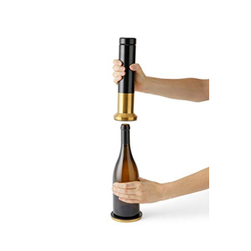 RBT Electric Corkscrew Wine Opener in Black and Gold
