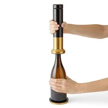 RBT Electric Corkscrew Wine Opener in Black and Gold