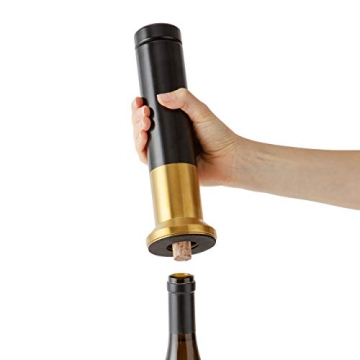 RBT Electric Corkscrew Wine Opener in Black and Gold