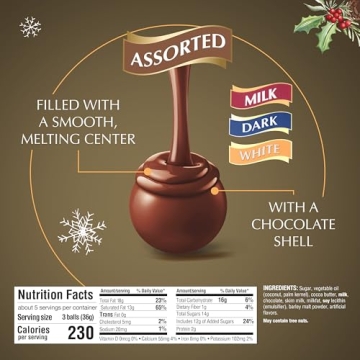 Lindt LINDOR Assorted Chocolate Gift Box - 6.8 oz