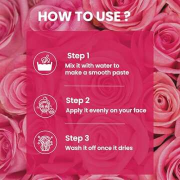 H&C HERBAL INGREDIENTS EXPERT 100% Pure Rose Petals Powder (Rosa Centifolia) for Facial Mask Formulation - 1/2 LB/ 227 gms / 8 Oz