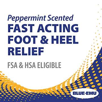 Blue-Emu Foot Therapy Cream Deep Penetrating Soothing w/ Emu Oil, Shea Butter & Aloe, 5.5 oz