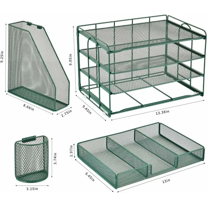 Gianotter 4-Tier Desk Organizer for Efficient Workspace