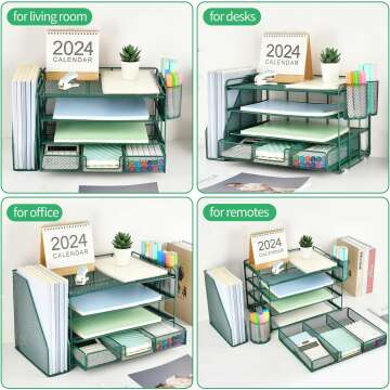 Gianotter 4-Tier Desk Organizer for Efficient Workspace