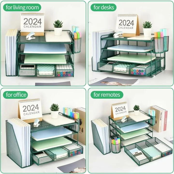 Gianotter 4-Tier Desk Organizer for Efficient Workspace