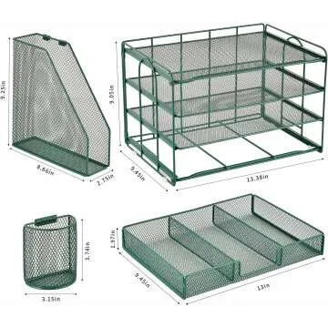 Gianotter 4-Tier Desk Organizer for Efficient Workspace