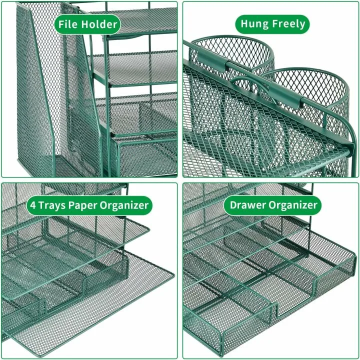 Gianotter 4-Tier Desk Organizer for Efficient Workspace