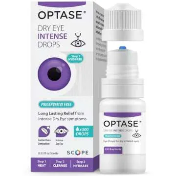 Optase Life Sensitive Eye Makeup Remover Dry Eye Intense Drops Bundle