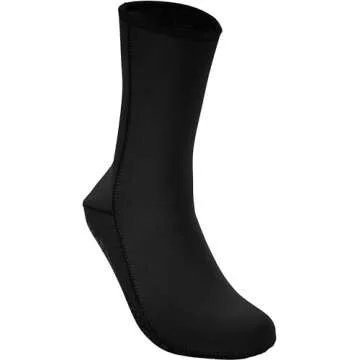 Cressi Unisex Antislip Neoprene Socks for Snorkeling and Diving