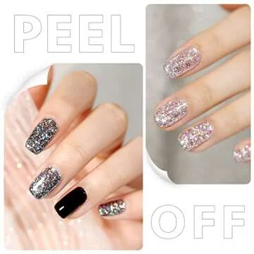 GAOY Peel Off Gel Base Coat for Gel Nail Polish, 16ml Peelable Clear Foundation for Use with UV LED Nail Lamp