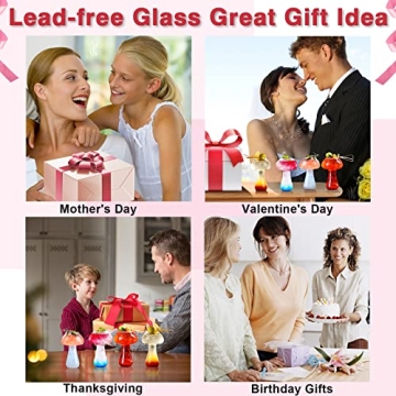 SuproBarware Mushroom Glasses Set - Unique Cocktail Cups