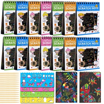 Engaging POKONBOY Scratch Art Notes Kit for Kids