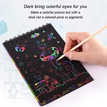 Engaging POKONBOY Scratch Art Notes Kit for Kids