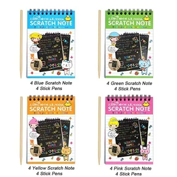 Engaging POKONBOY Scratch Art Notes Kit for Kids