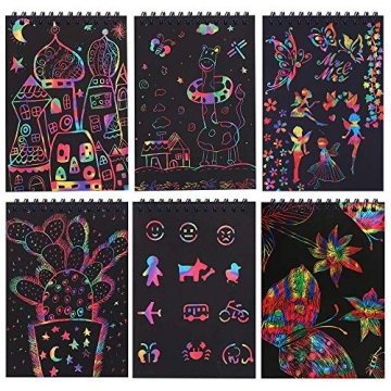 Engaging POKONBOY Scratch Art Notes Kit for Kids