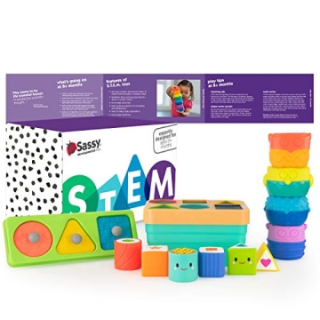 Sassy Stem Baby Box for Babies 8+ Months - Fun Learning