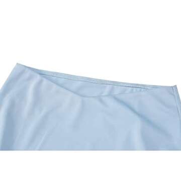 Mxiqqpltky 2 Piece Skirt Set for Women - Y2K Style