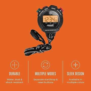 MARATHON Adanac 8000 Stopwatch - Precise Timing Tool