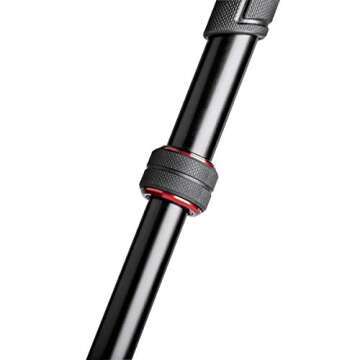 Manfrotto 190go! M-Series 4-Section Twist Lock Aluminum Tripod with XPRO Ball Head, RC2 Quick-Release System, 14.33 lbs Capacity, 65" Max Height