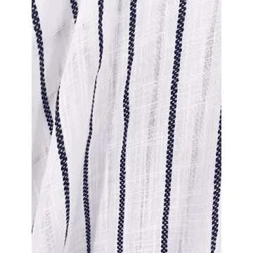 Moss Rose Women's Beach Cover up Swimsuit Stripe Kimono Cardigan Loose Casual Resort Wear