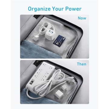 Anker 20W USB C Power Strip with 3 Outlets