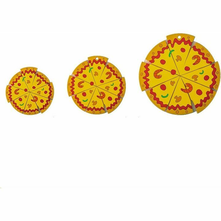 Creative PVC Pizza Coasters - Non-Slip Kitchen Mat