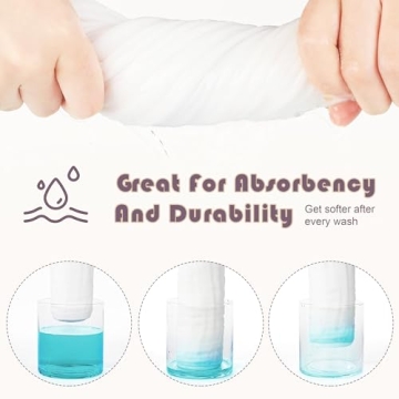 Ease Cubs Muslin Burp Cloths for Baby Care Essentials