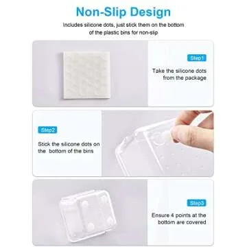 JARLINK 21 Pack Desk Drawer Organizer Trays with 4 Different Sizes, Versatile Clear Drawer Organizers Storage for Bathroom, Makeup, Bedroom, Kitchen, Office Supplies, Craft (Clear)