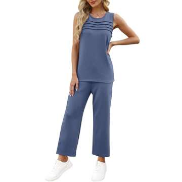 WIHOLL Summer Women Two Piece Set for Casual Elegance