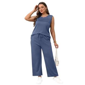 WIHOLL Summer Women Two Piece Set for Casual Elegance