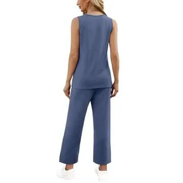 WIHOLL Summer Women Two Piece Set for Casual Elegance