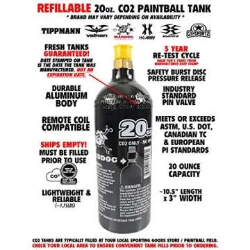 Maddog JT Stealth Paintball Gun Starter Package - Black