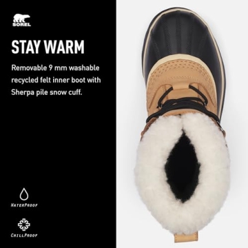 SOREL Women's Caribou Waterproof Boot for Winter Style
