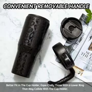 Zibtes 40oz Insulated Tumbler - Keeps Drinks Hot & Cold