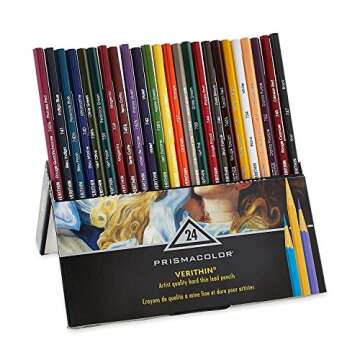 Prismacolor Premier Colored Pencils Set - 24 Count Verithin for Artists