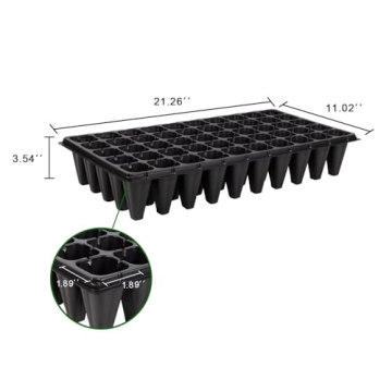 Nothers RooTrimmer 50 Cell Seedling Nursery Trays - 10pcs Pack