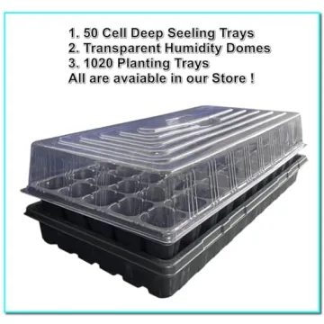 Nothers RooTrimmer 50 Cell Seedling Nursery Trays - 10pcs Pack
