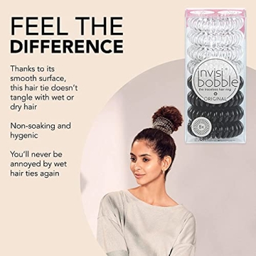 invisibobble Original Traceless Spiral Hair Ties Pack of 8