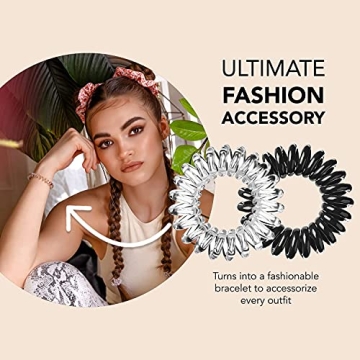 invisibobble Original Traceless Spiral Hair Ties Pack of 8