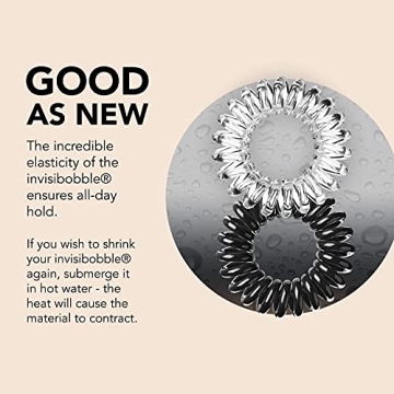 invisibobble Original Traceless Spiral Hair Ties Pack of 8