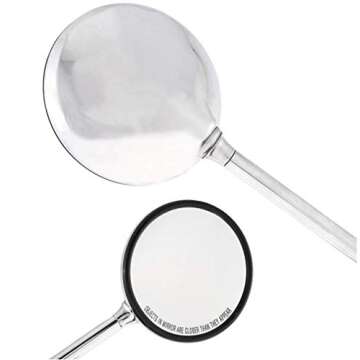 Piaggio OEM Left Hand Mirror for Vespa LX 50 and Vespa LX 150 Only! | Chrome Round Shape LH Driving ...