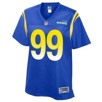 NFL PRO LINE Women's Aaron Donald Royal Los Angeles Rams Team Player Jersey