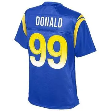 NFL PRO LINE Women's Aaron Donald Royal Los Angeles Rams Team Player Jersey