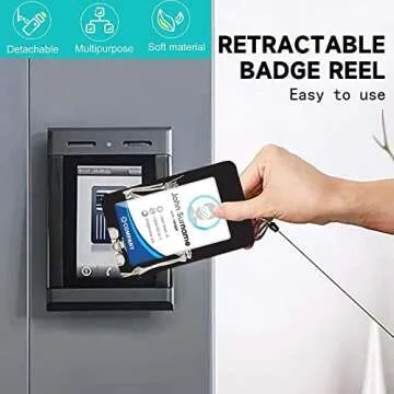 Cute Skeleton ID Badge Holder with Lanyard