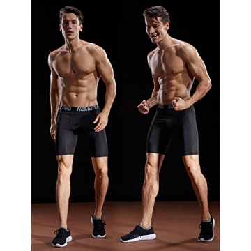 NELEUS Men's Compression Shorts - Pack of 3 Performance Gear