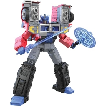 Transformers Legacy Series G2 Universe Laser Optimus Prime Action Figure - Ultimate 7-Inch Toy