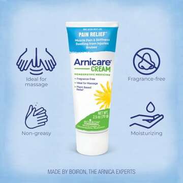 Boiron Arnicare Cream for Natural Muscle Pain Relief