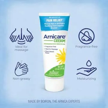 Boiron Arnicare Cream for Natural Muscle Pain Relief